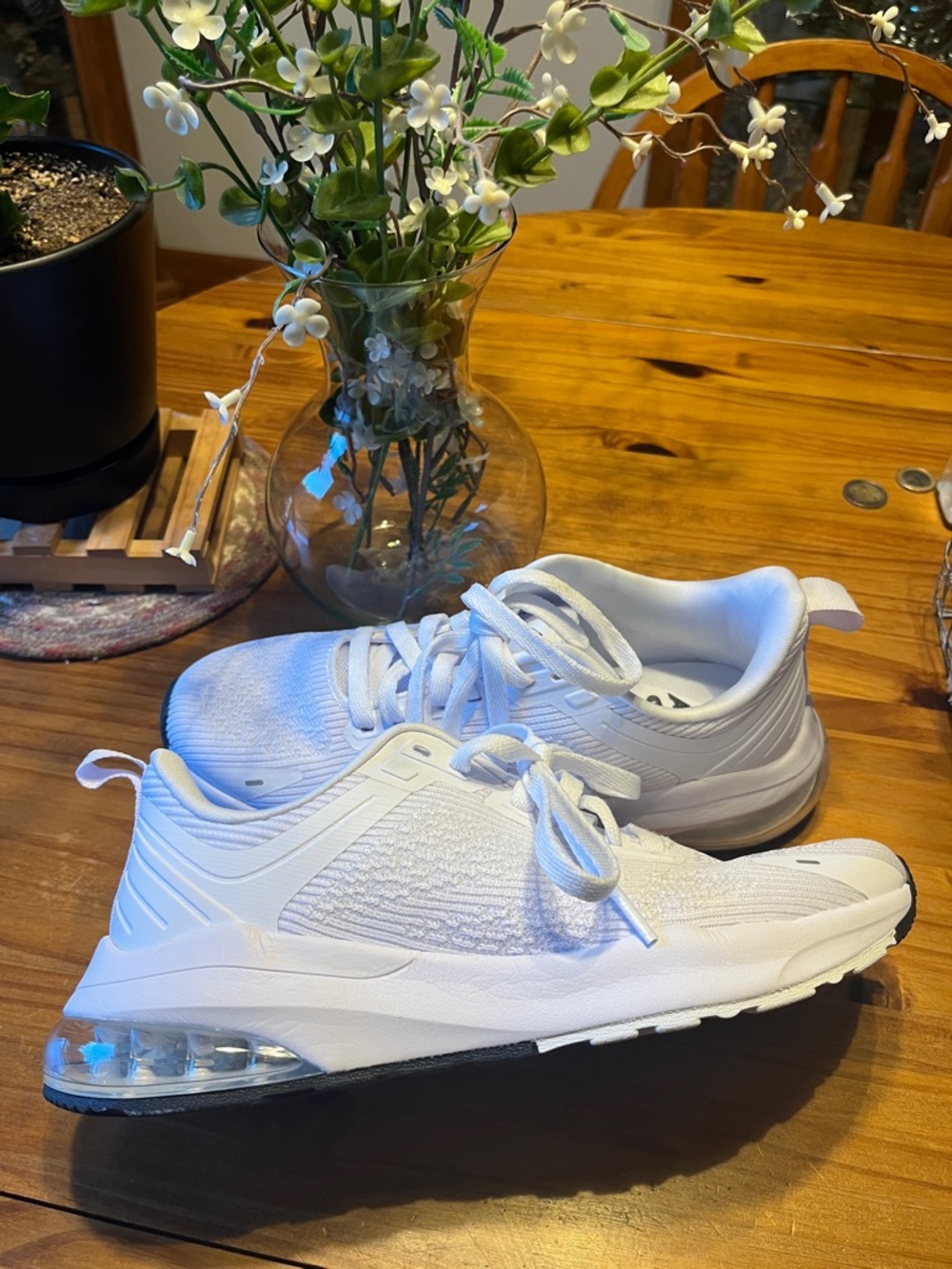 White Avia with Memory Foam
